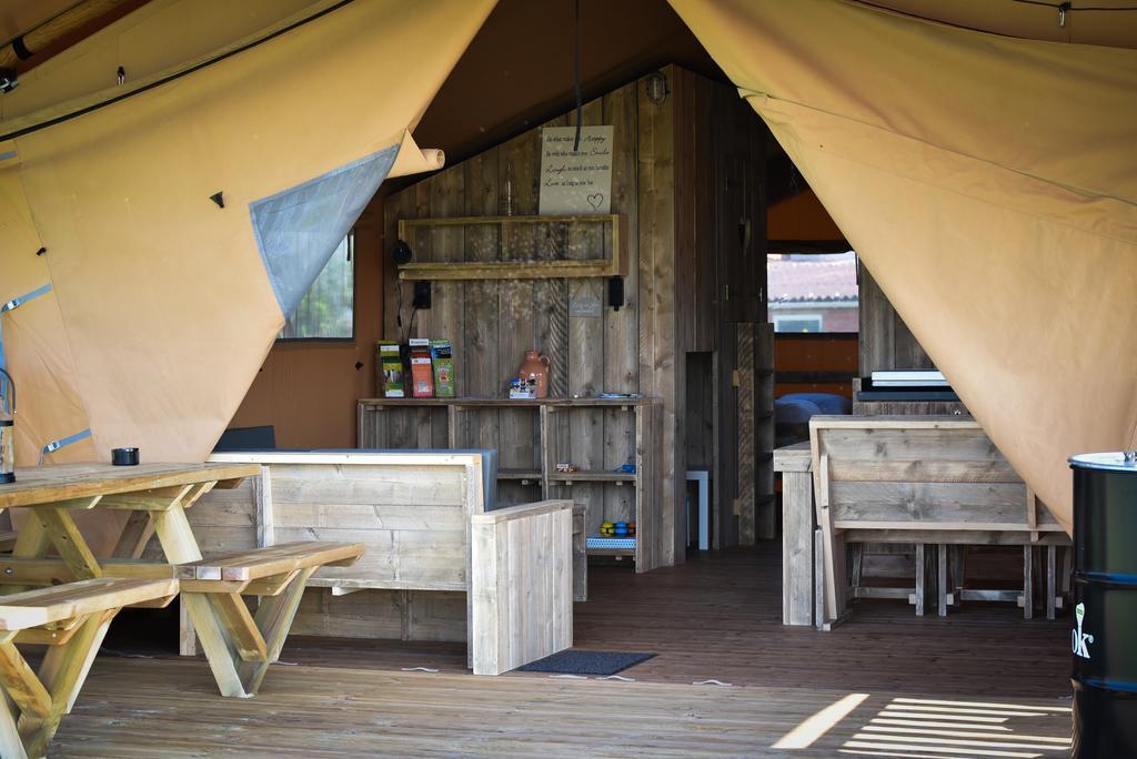 Glamping Aan De Vleterbeke Otel Vleteren Dış mekan fotoğraf